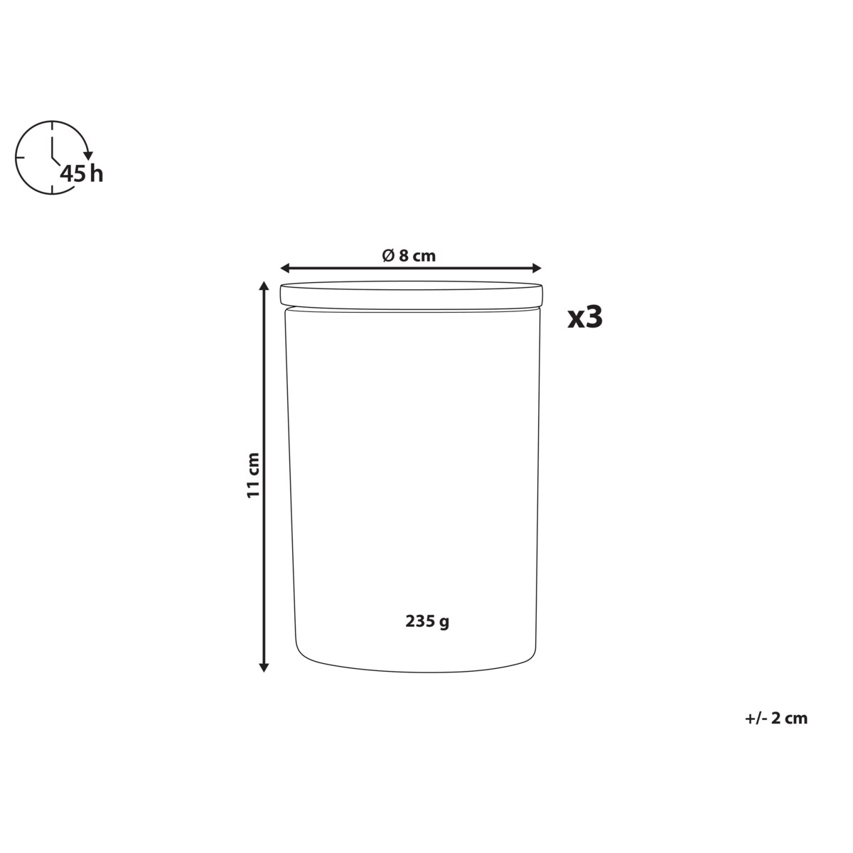 3 świece zapachowe sojowe morski/ bergamotka/ świeże pranie SIMPLICITY