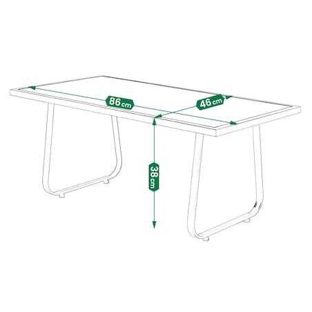 Zestaw Meble Ogrodowe Na Taras Do Ogrodu Komplet Stół 2 X Fotel Sofa Czarny