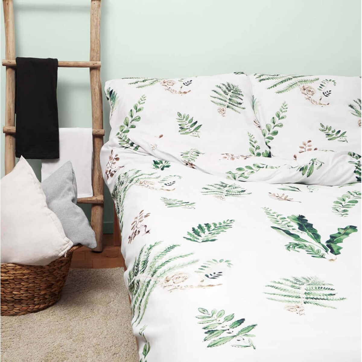 Pościel Paprocie 160/200 + 2 x 70/80 cm