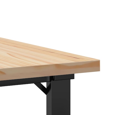 vidaXL Stolik kawowy z czworokątnymi nogami, 60x60x40,5 cm