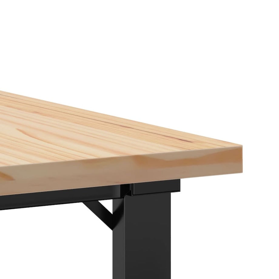 vidaXL Stolik kawowy z czworokątnymi nogami, 60x60x40,5 cm