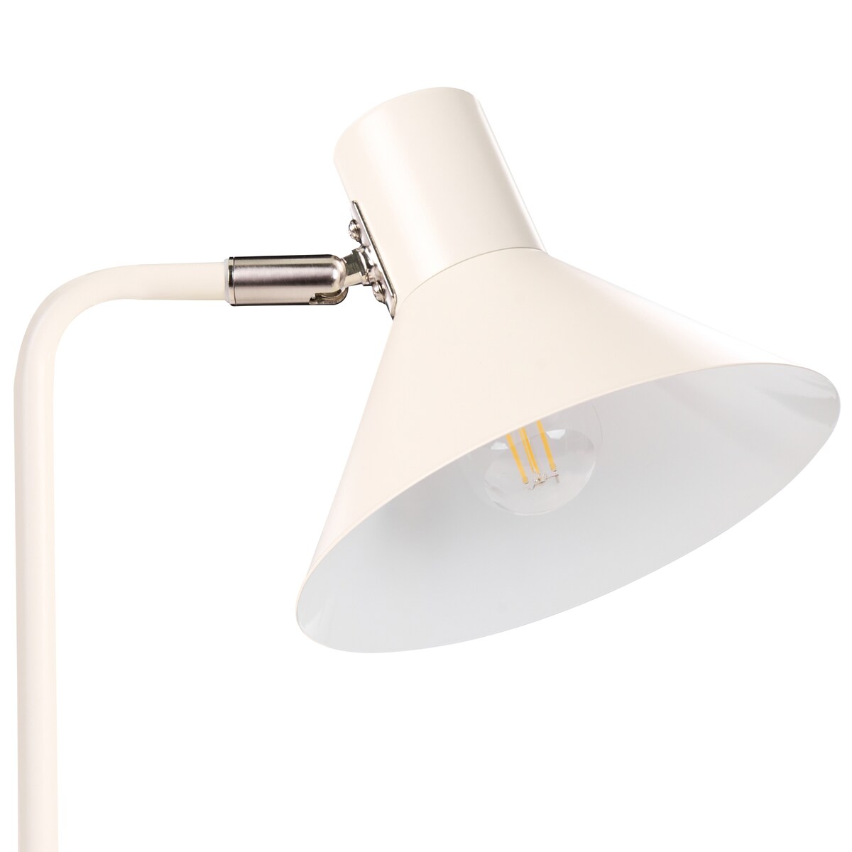 Lampa podłogowa RIMAVA Metal Złamana biel