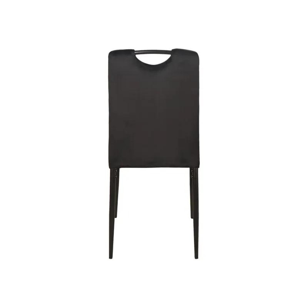 Krzesło tapicerowane RIP VELVET czarne