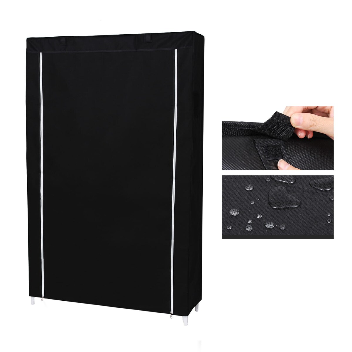 Szafka Na Buty Do Korytarza, Garderoby Prostokątna Czarny