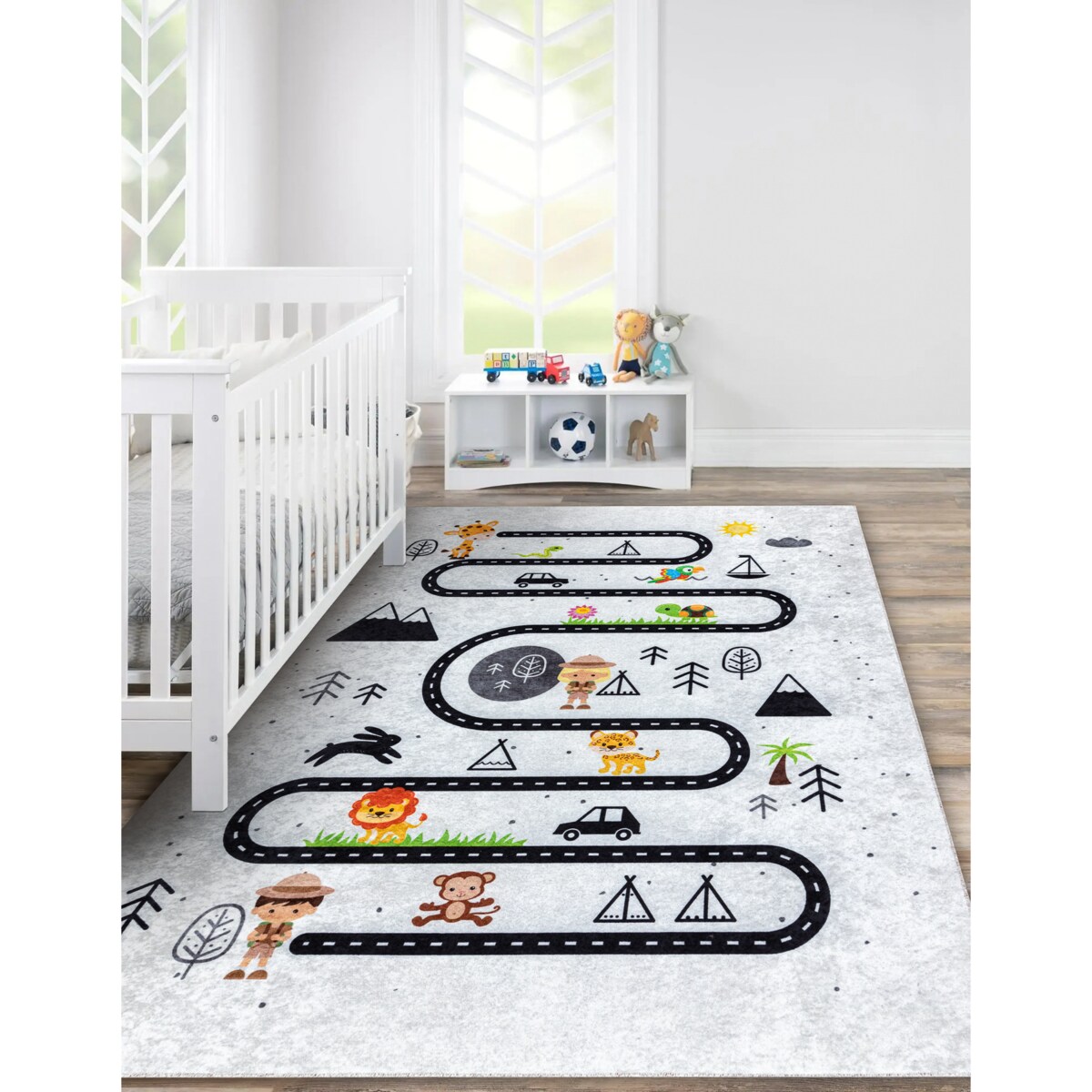 Dywan do prania JUNIOR 51490.802 Zwierzęta, 140x190 cm