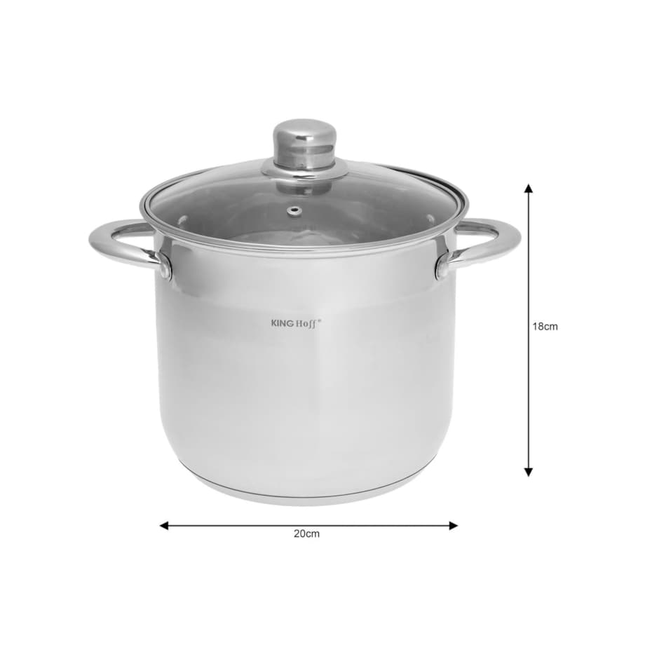 Zestaw garnków gastronomicznych KINGHOFF 6 elementów 9L/7L/5L