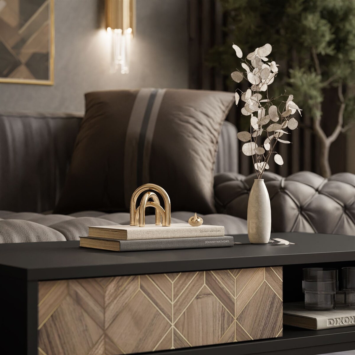 Stolik kawowy LIAM z szufladą