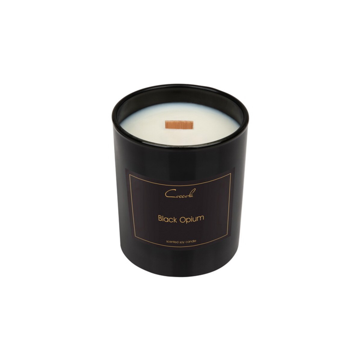 Black Opium- 210 gram ekologiczna naturalna świeca sojowa