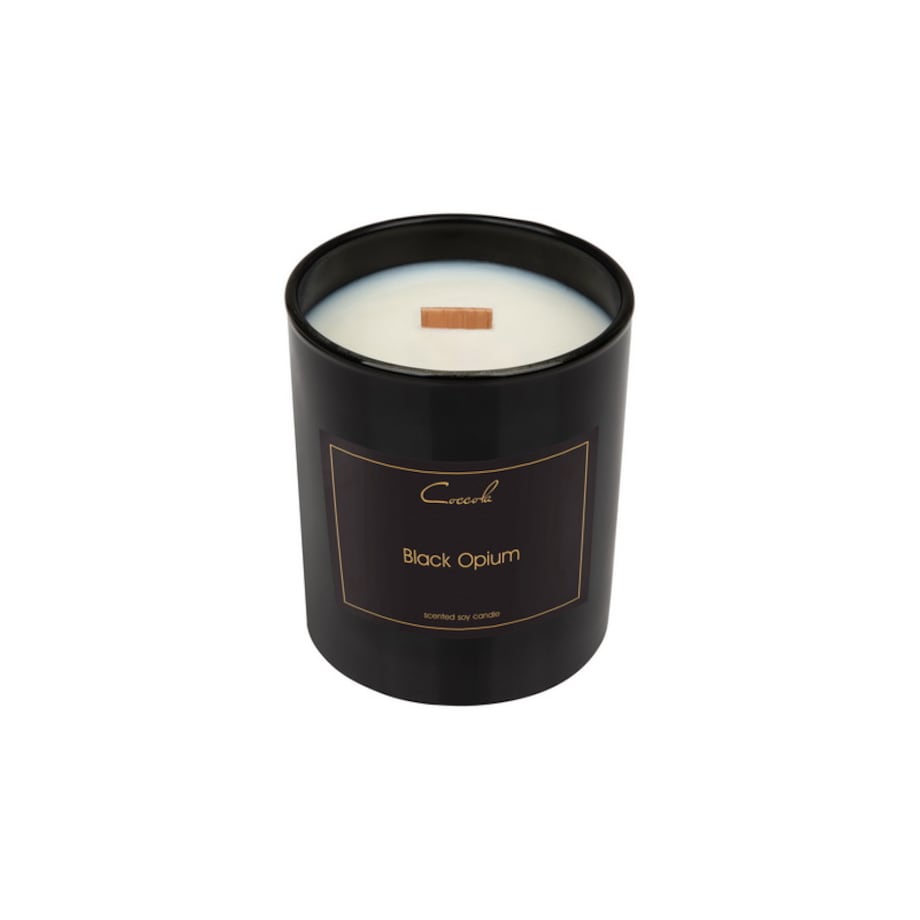 Black Opium- 210 gram ekologiczna naturalna świeca sojowa