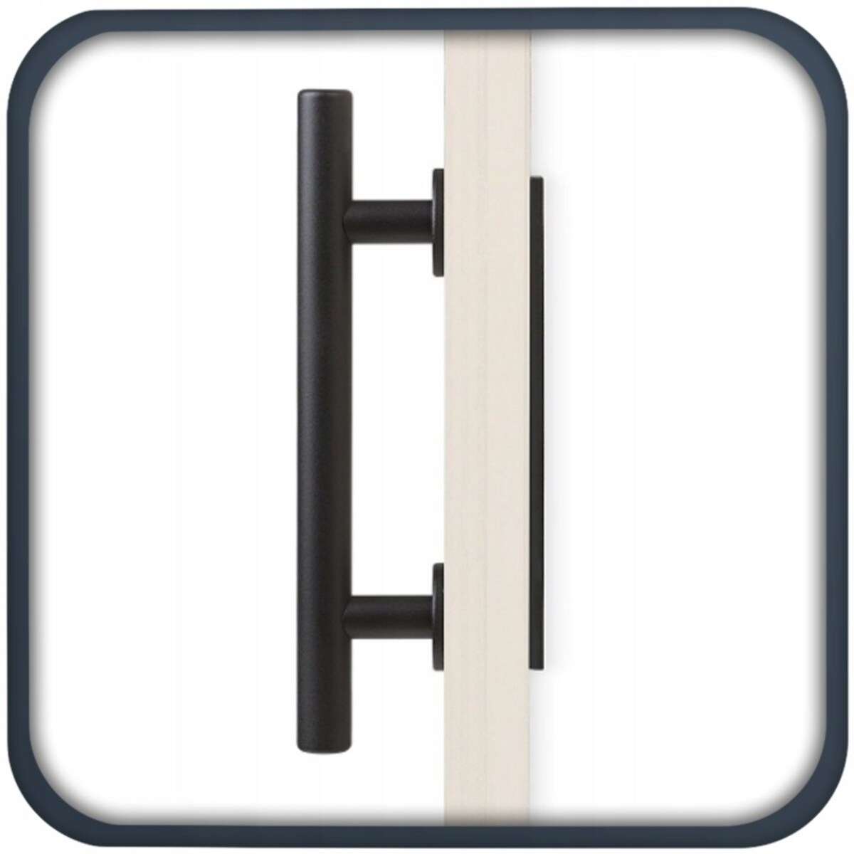 Uchwyt klamka do drzwi przesuwnych czarna matowa loft