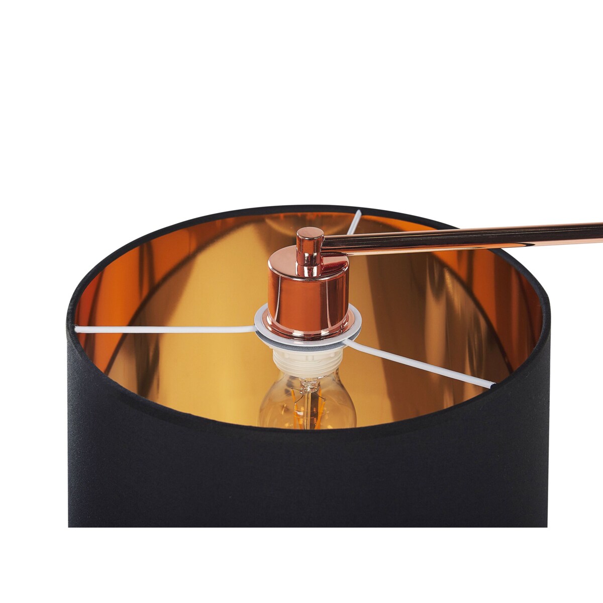 Lampa wisząca 2-punktowa czarna FUCINO