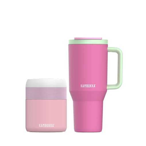 Kambukka kubek termiczny Rio 950ml + lunchbox Bora 600ml Zestaw Refreshed