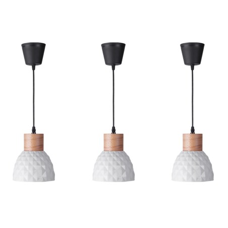 Konsimo KARI Zestaw lamp wiszących 3 szt., biały
