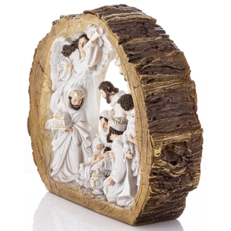 Dekoracja świąteczna 24,5x32x7 cm TRE RE i anioł