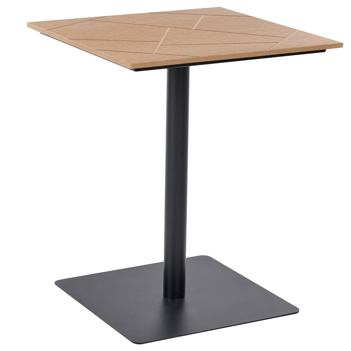Stolik bistro STINTINO 60 cm 60 cm Metal Czarny