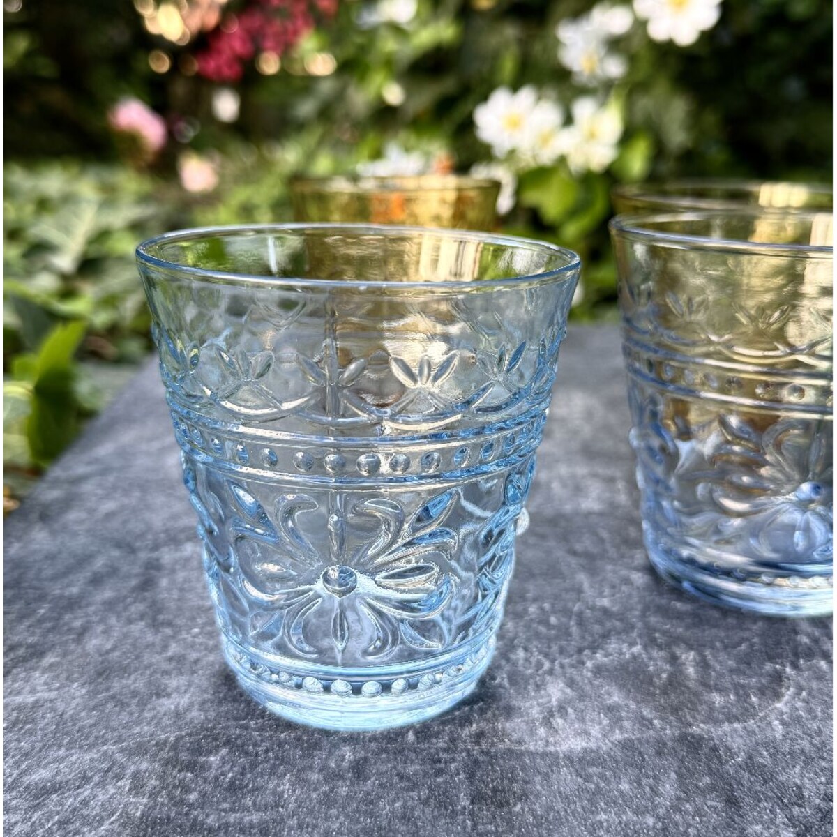 VILLA ITALIA Szklanka niebieska 250 ml FOLLY