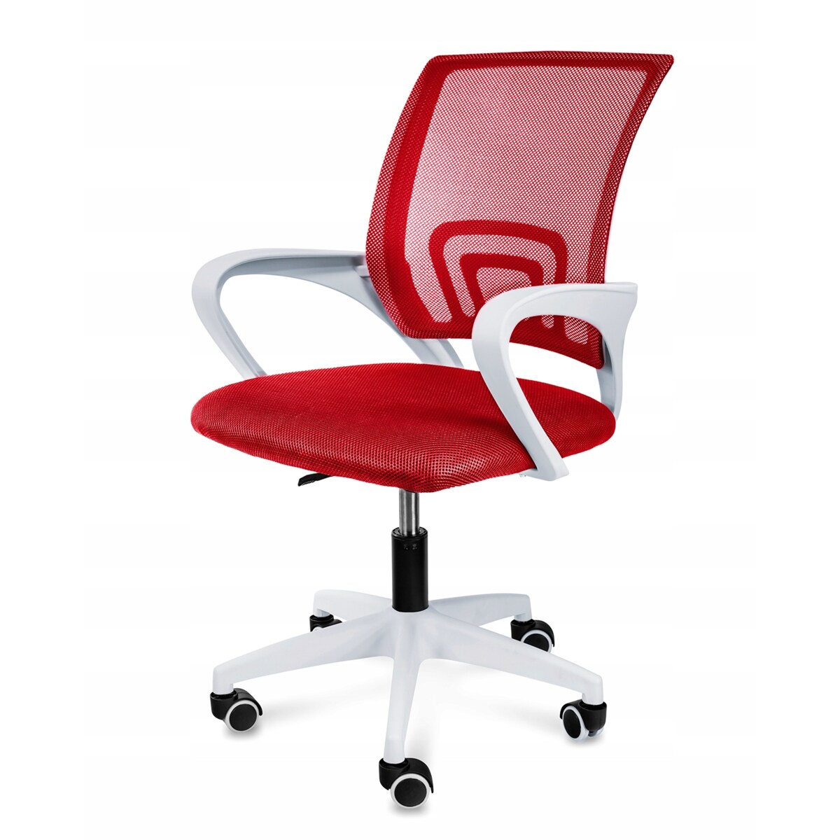 Krzesło biurowe profilowane SMART czerwone