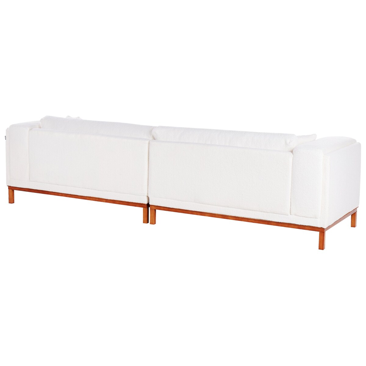 Sofa 4-osobowa boucle złamana biel VENG