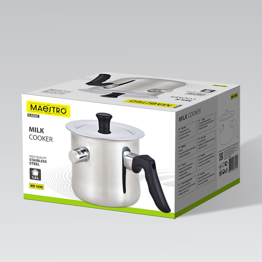 Garnek do gotowania mleka 1.5L MAESTRO