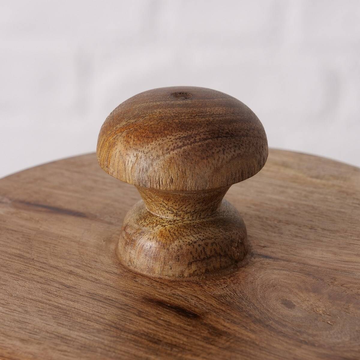 Pudełko do przechowywania Pelia, drewno mango, 2 sztuki