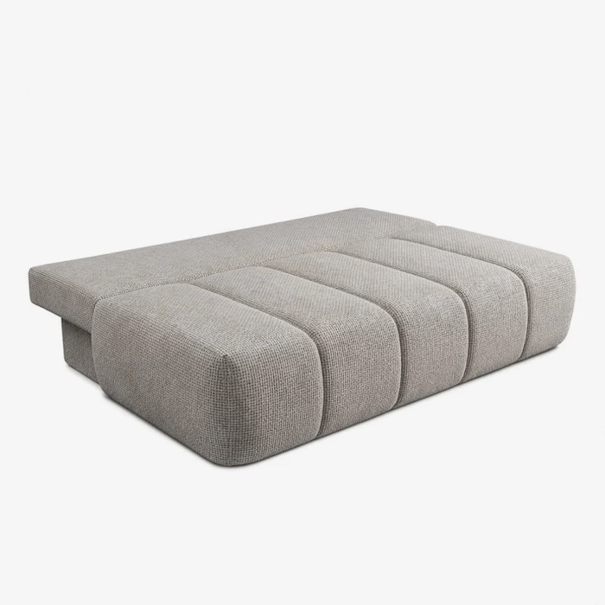 Sofa rozkładana 2-osobowa z funkcją spania jasnoszara SARIA