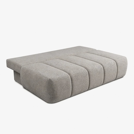 Sofa rozkładana 2-osobowa z funkcją spania jasnoszara SARIA