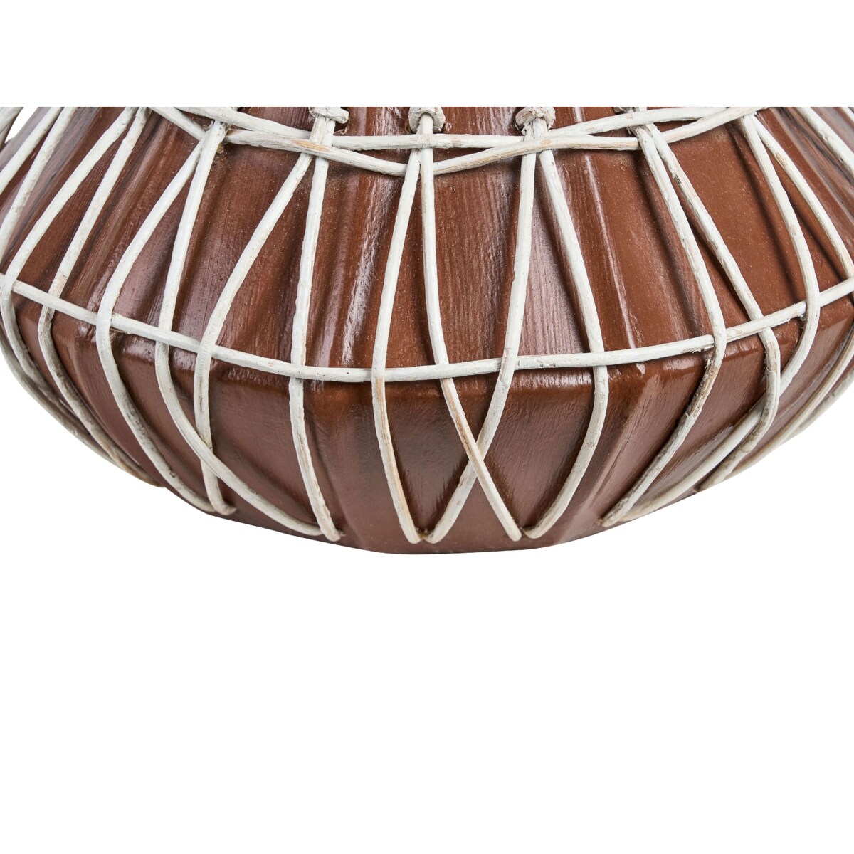 Wazon dekoracyjny z terakoty 22 cm brązowy KLUET