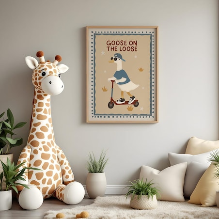 plakat gęś na wolności 70x100