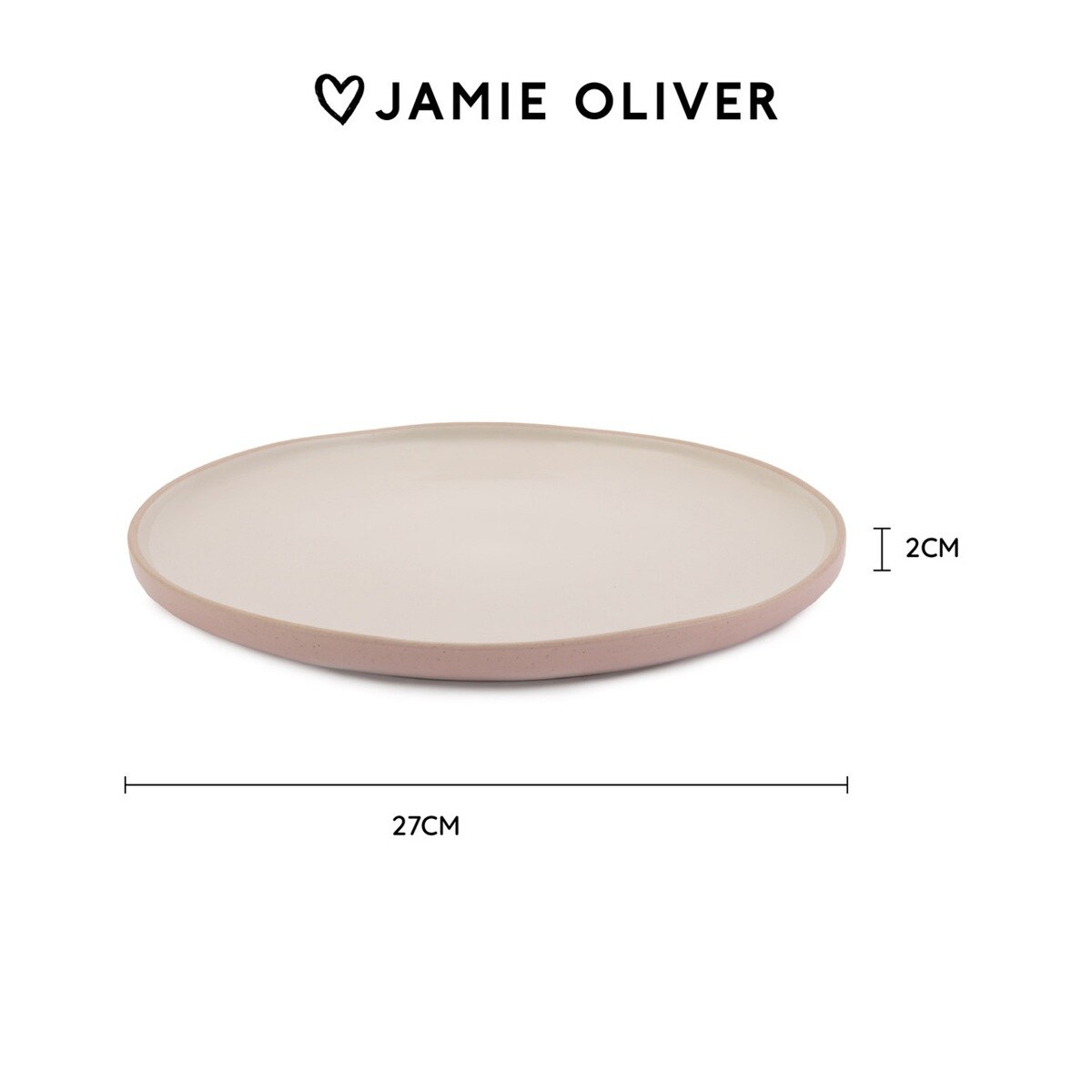 Jamie Oliver komplet talerzy obiadowych 4 sztuki Big Love Perfect Plate 27 cm