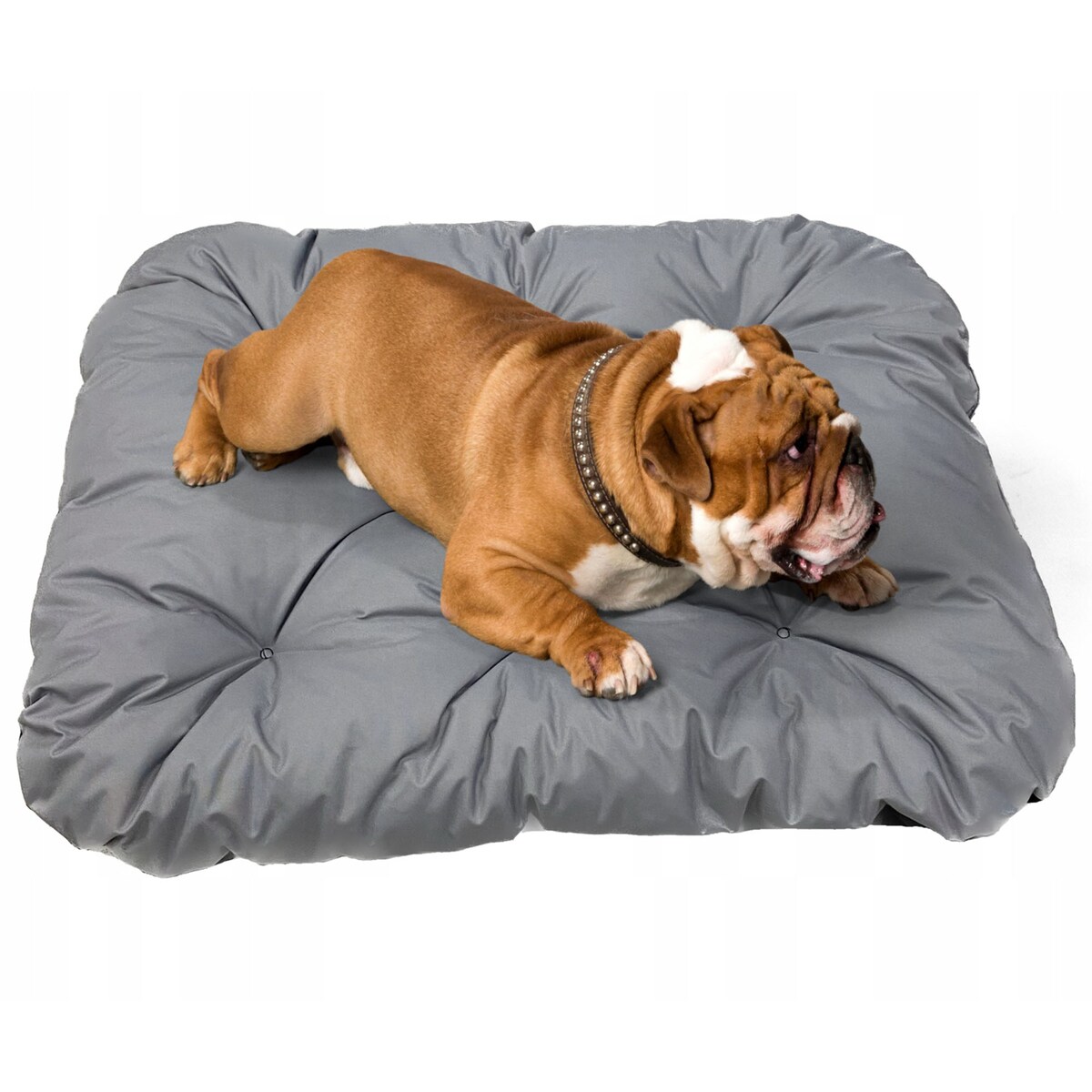 Legowisko Dla Psa Poduszka Posłanie Wytrzymałe 70X50 Cm Szare