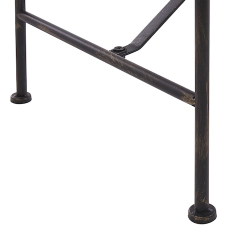 Ławka ogrodowa MILAZZO 130 cm Metal Czarny