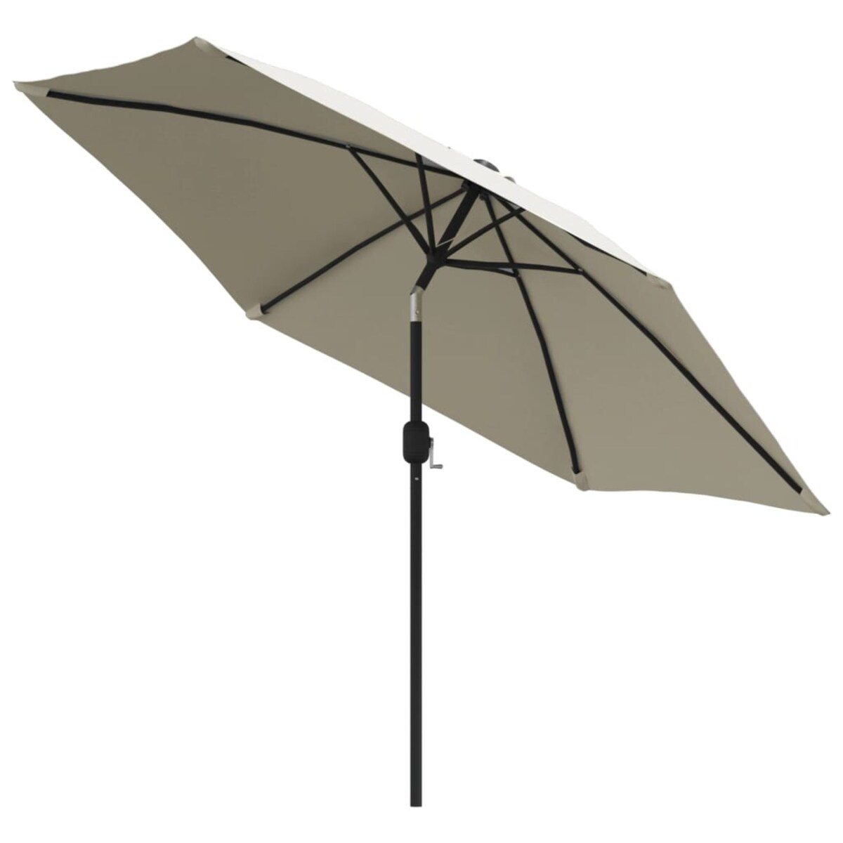 vidaXL Parasol ogrodowy, biały, 3 m