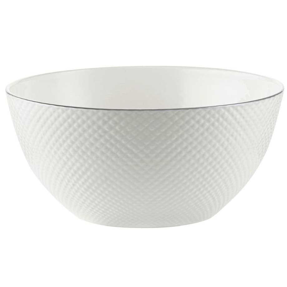 VILLA ITALIA Serwis obiadowy porcelanowy na 6 osób BARI PLATIN