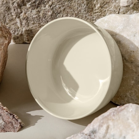 KONSIMO VICTO Zestaw misek dla 6 osób (6 elementów) beżowy