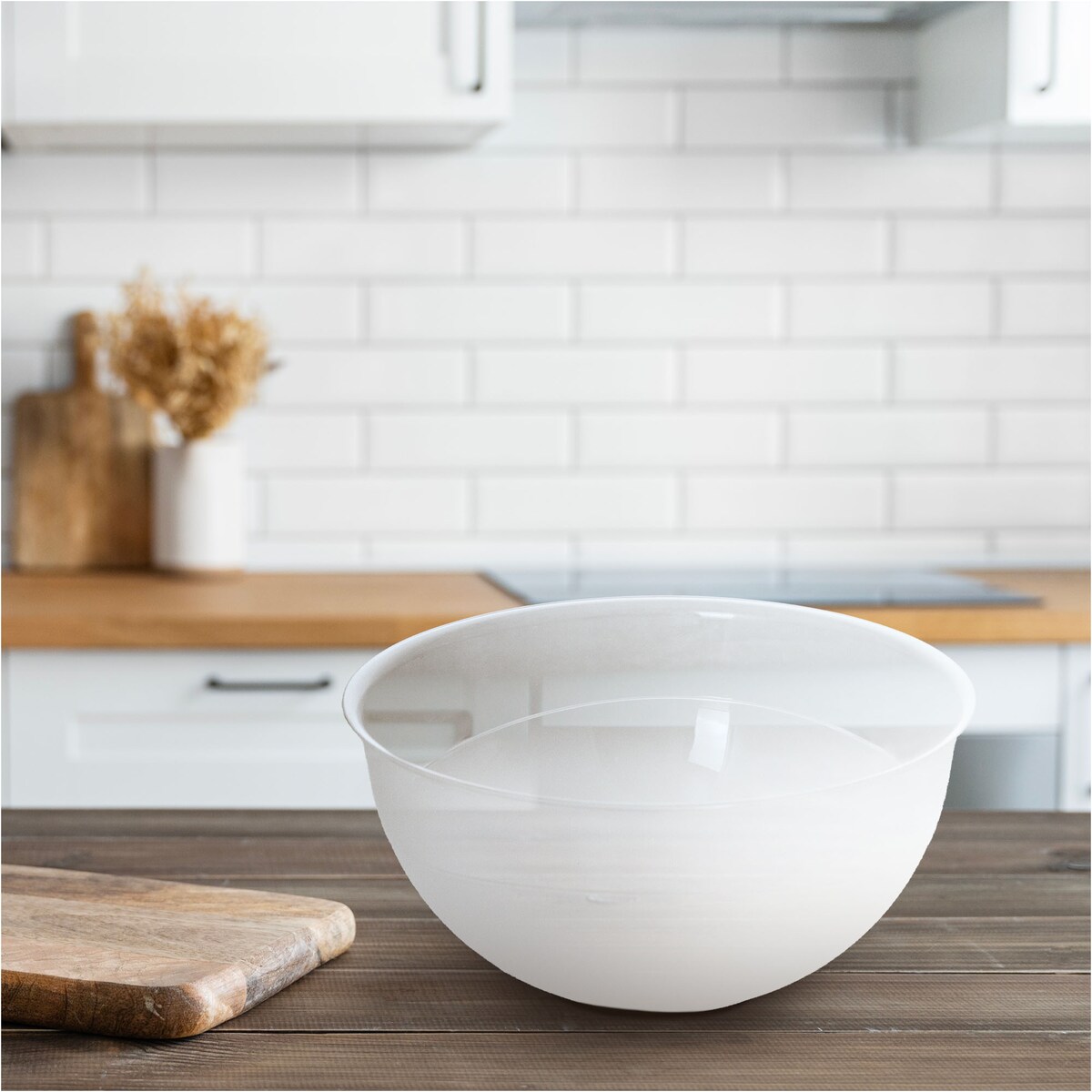 Miska Plastikowa Okrągła Kuchenna Zestaw Misek 3 Szt. Misa Przezroczysta