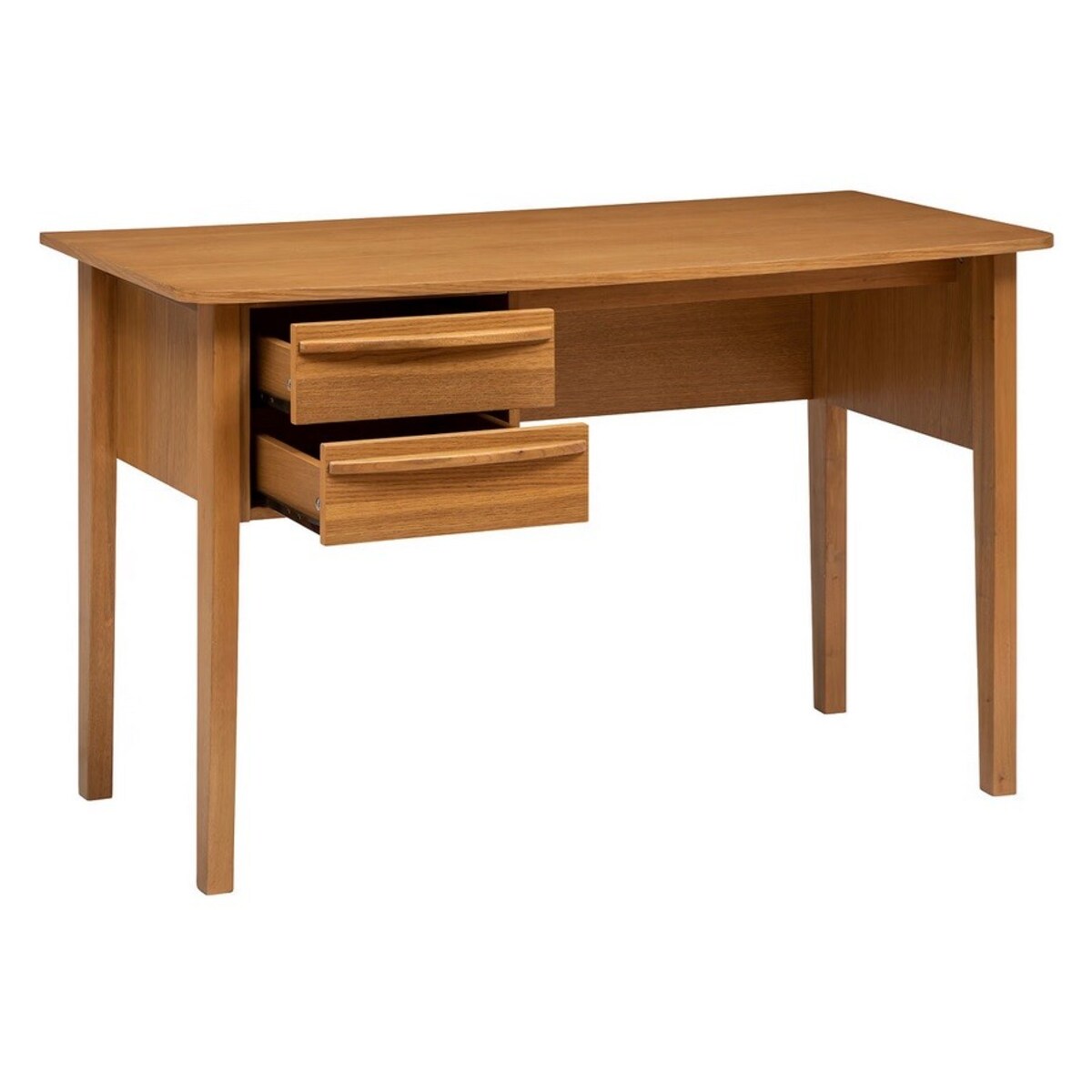 Biurko w stylu retro koniakowe Eplen 125 cm