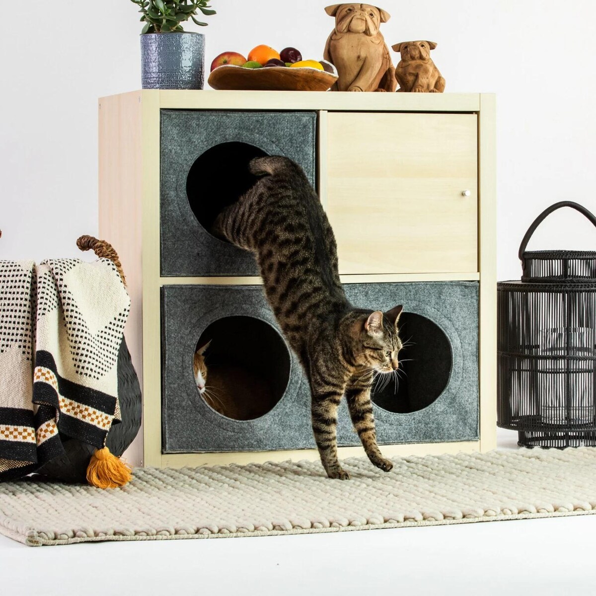 HolyCube Legowisko dla Kota (wkład do regału IKEA Kallax)