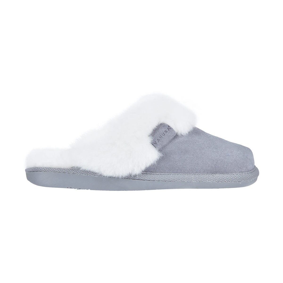 KAPCIE DAMSKIE CASHMERE POPIELATO-BIAŁE 40