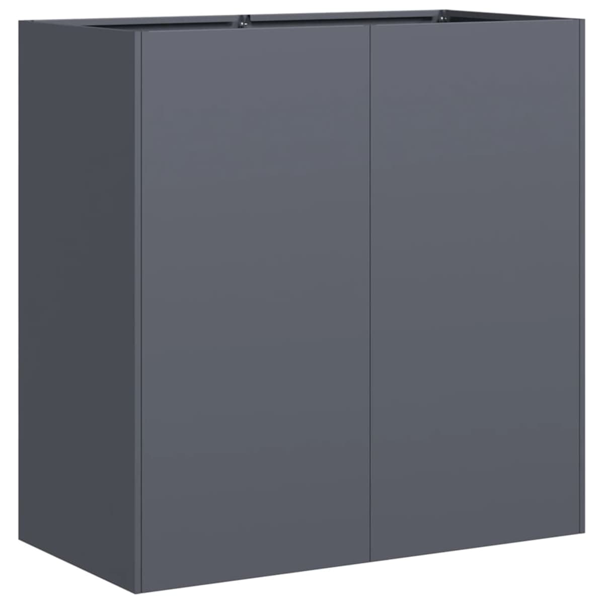 vidaXL Doniczka Antracyt 80x40x80 cm Stal walcowana na zimno