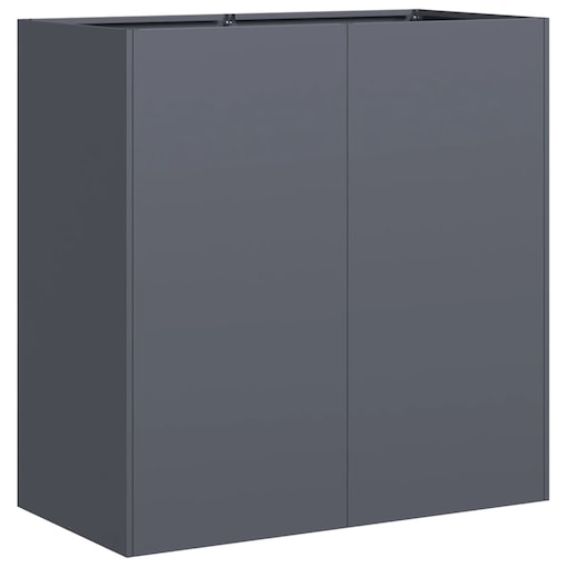 vidaXL Doniczka Antracyt 80x40x80 cm Stal walcowana na zimno