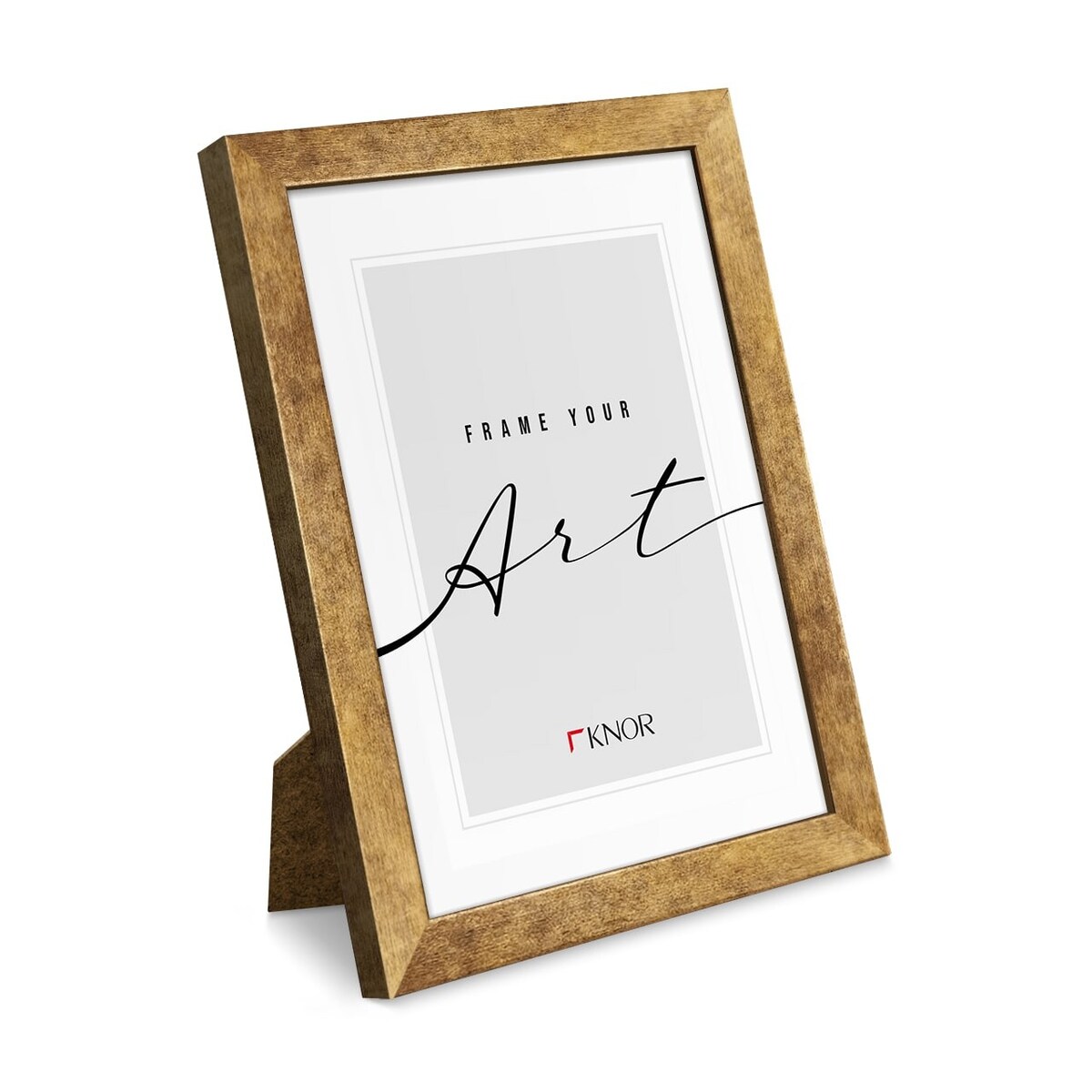 Ramka złota, 15x21 cm, ramka na zdjęcie, Knor - miedziane ramki do zdjęć i plakatów