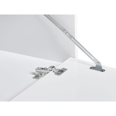 Wisząca szafka pod umywalkę CASCAVEL 80 cm Biały