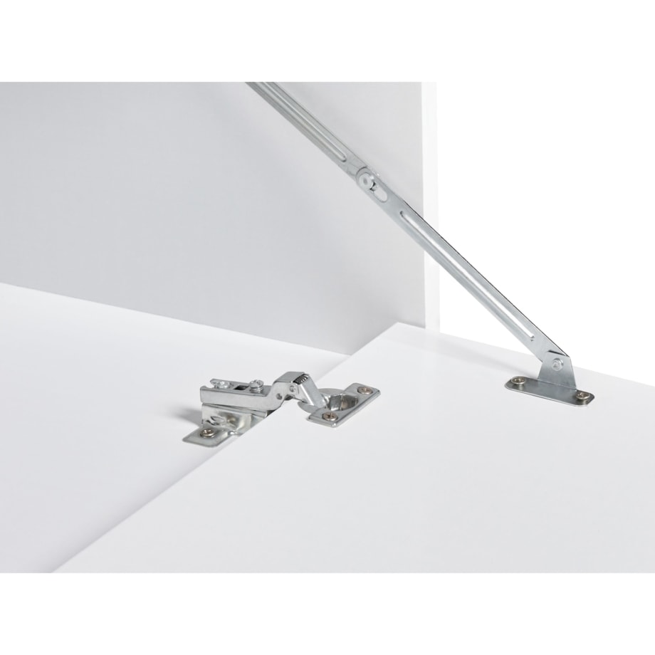 Wisząca szafka pod umywalkę CASCAVEL 80 cm Biały