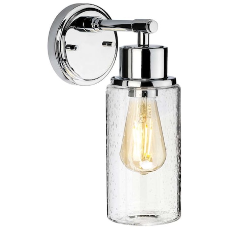 Kinkiet LAMPA ścienna BATH-MORVAH1-PC Elstead łazienkowa OPRAWA szklana IP44 chrom przezroczysta