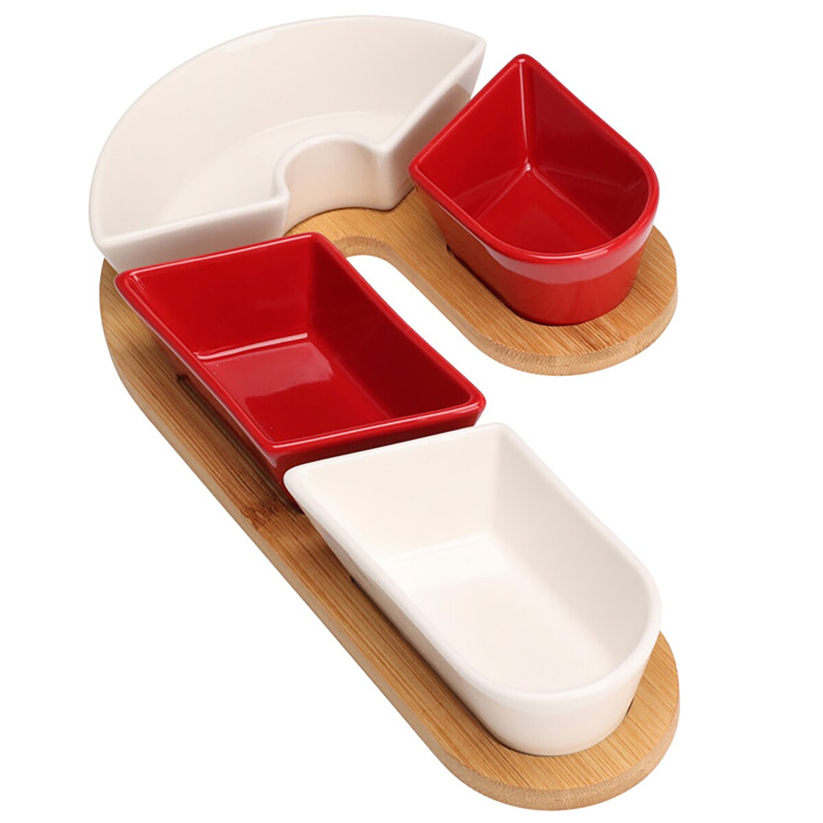 Deska Do Serwowania Na Boże Narodzenie Świąteczna Laska Cukrowa Zestaw 5 Elementów