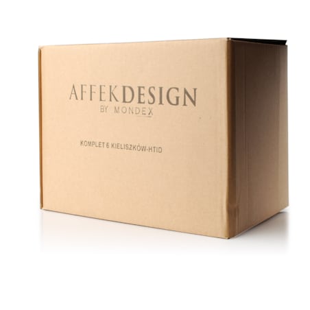 ELISE PINK Komplet 6 kieliszków do szamp