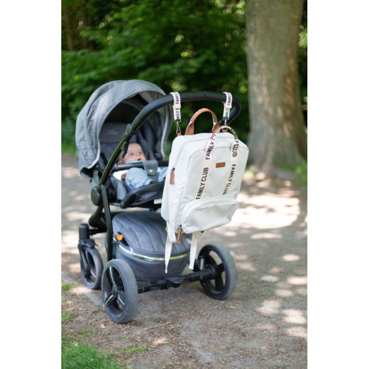 Childhome Plecak Family Club Signature Off White