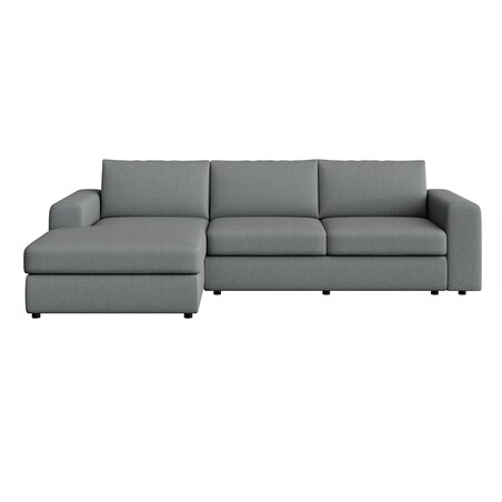 Sofa narożna lewa Baga XL szara