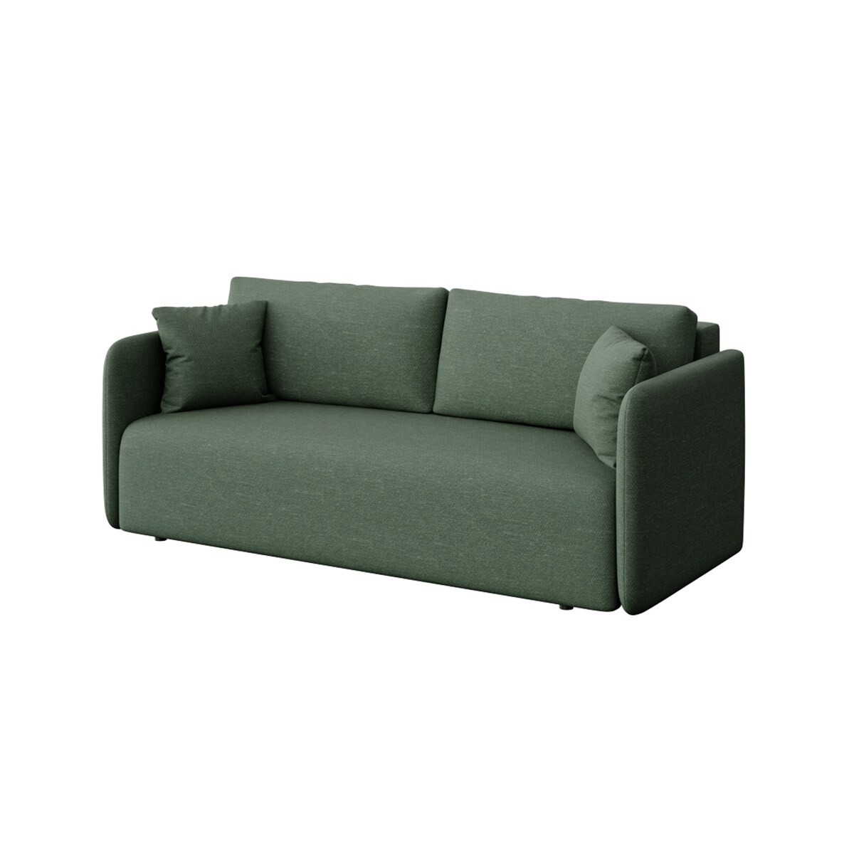 Sofa 3 osobowa Chaum rozkładana zielona