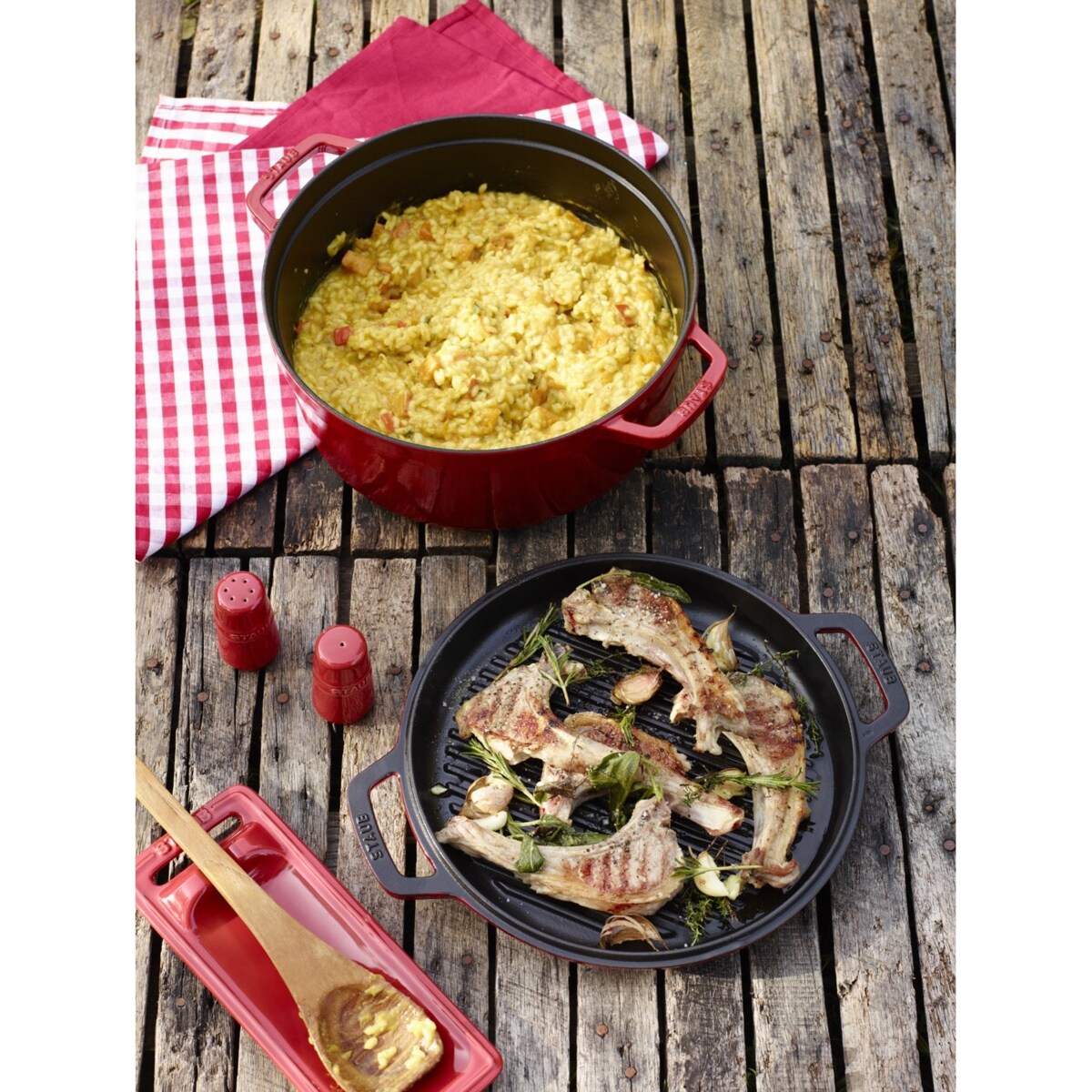 Zestaw do przypraw Staub - Czerwony